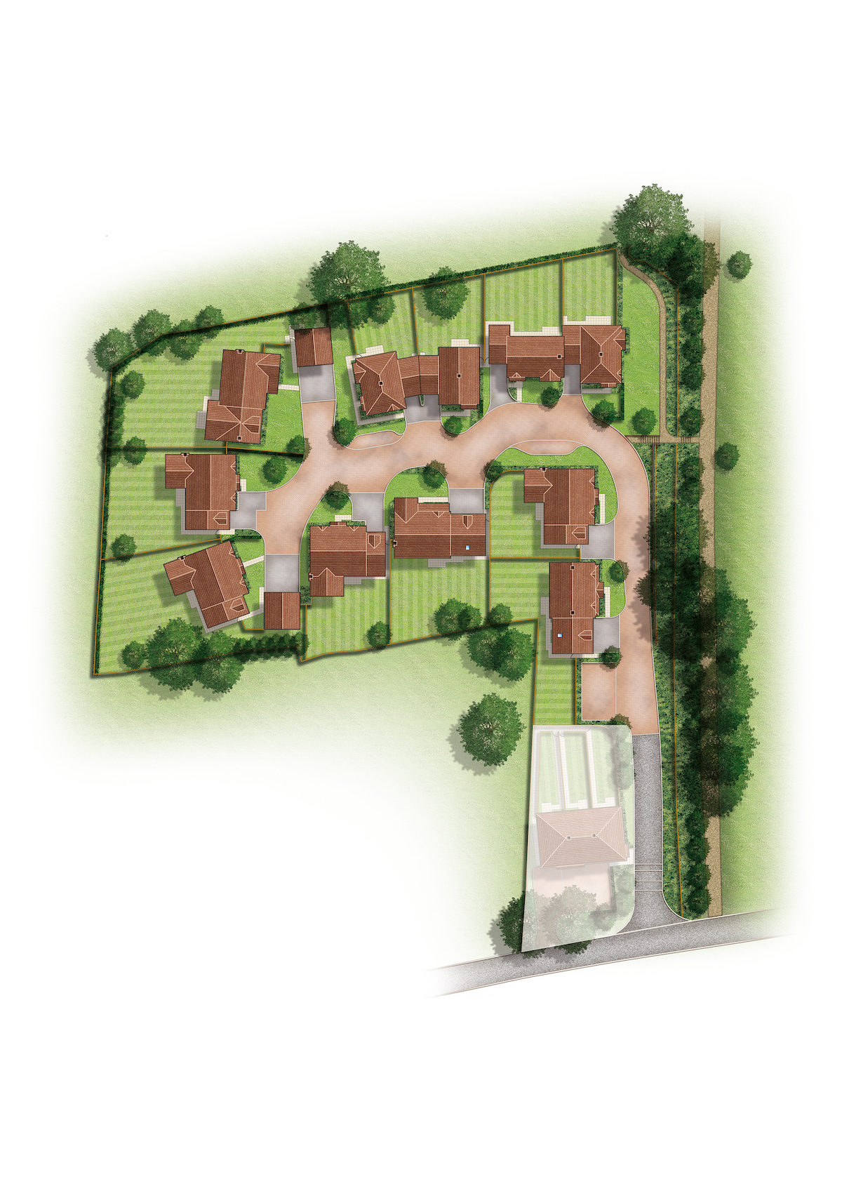 Fincham Place New Build Houses for Sale in Slinfold, Horsham